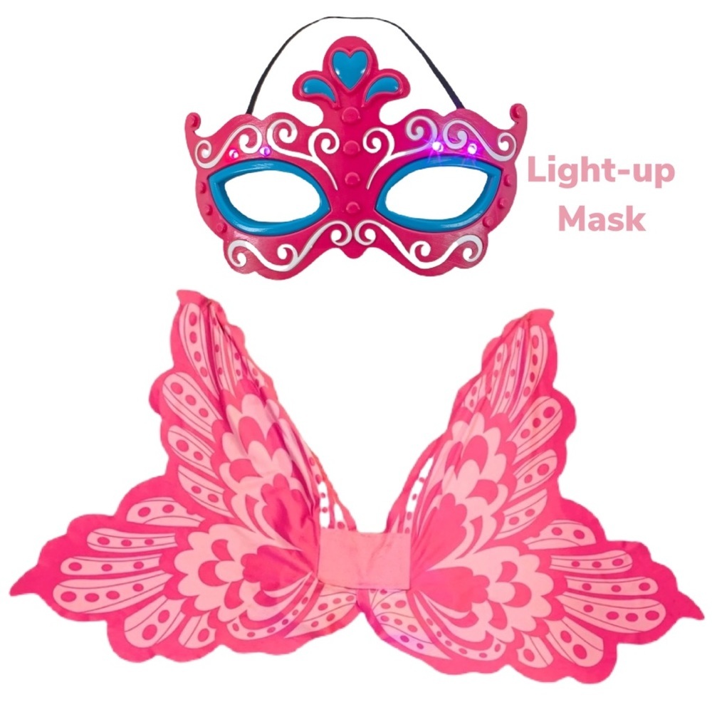 BUTTERFLY WINGS & LIGHT-UP MASK - Picture 6 of 6